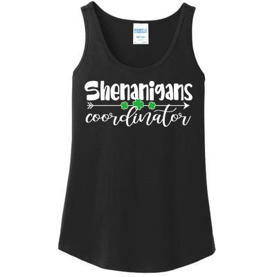 Funny Cute St Patricks Day Shenanigans Coordinator Ladies Essential Tank