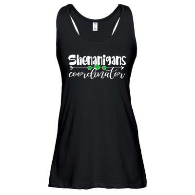 Funny Cute St Patricks Day Shenanigans Coordinator Ladies Essential Flowy Tank