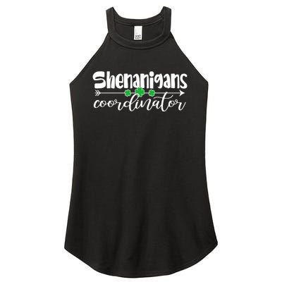 Funny Cute St Patricks Day Shenanigans Coordinator Women’s Perfect Tri Rocker Tank