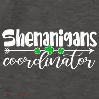 Funny Cute St Patricks Day Shenanigans Coordinator Vector Backpack
