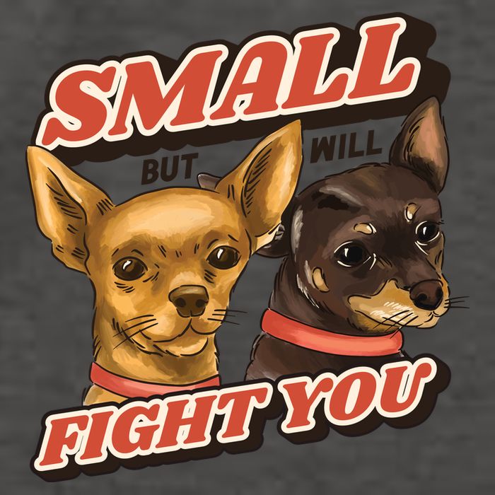 Funny Chiwawa Small But Will Fight You Vector Backpack