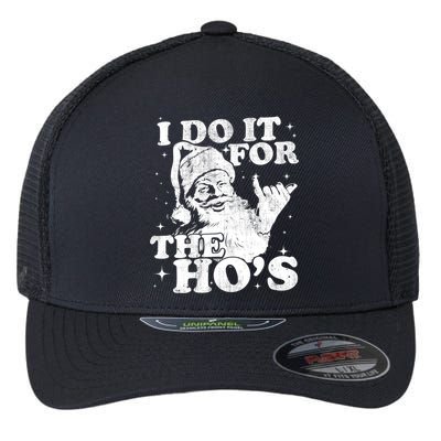 Funny Christmas Santa Shaka, I Do It For The Hos, Vintage Flexfit Unipanel Trucker Cap