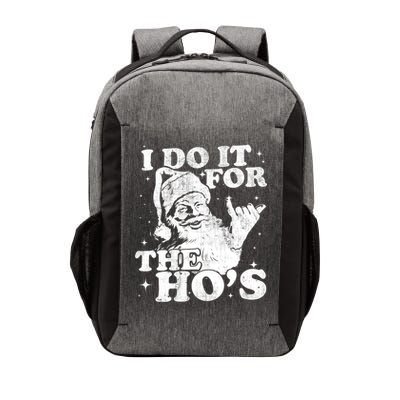 Funny Christmas Santa Shaka, I Do It For The Hos, Vintage Vector Backpack
