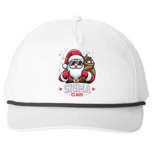 Funny Christmas Sigma Claus Cool Santa Rizz Rizzler Meme Snapback Five-Panel Rope Hat