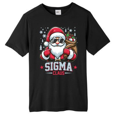 Funny Christmas Sigma Claus Cool Santa Rizz Rizzler Meme Tall Fusion ChromaSoft Performance T-Shirt