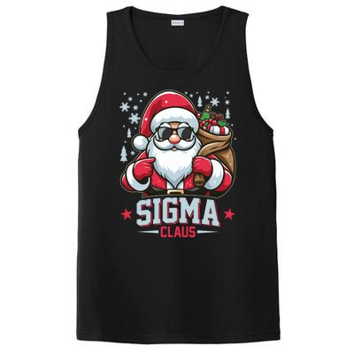 Funny Christmas Sigma Claus Cool Santa Rizz Rizzler Meme PosiCharge Competitor Tank