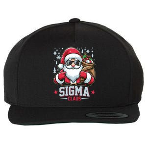 Funny Christmas Sigma Claus Cool Santa Rizz Rizzler Meme Wool Snapback Cap