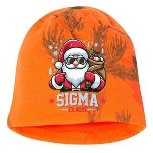 Funny Christmas Sigma Claus Cool Santa Rizz Rizzler Meme Kati - Camo Knit Beanie