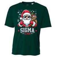 Funny Christmas Sigma Claus Cool Santa Rizz Rizzler Meme Cooling Performance Crew T-Shirt