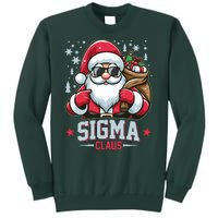 Funny Christmas Sigma Claus Cool Santa Rizz Rizzler Meme Sweatshirt