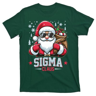 Funny Christmas Sigma Claus Cool Santa Rizz Rizzler Meme T-Shirt