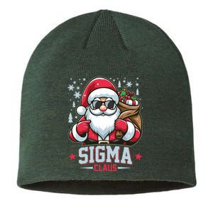 Funny Christmas Sigma Claus Cool Santa Rizz Rizzler Meme Sustainable Beanie