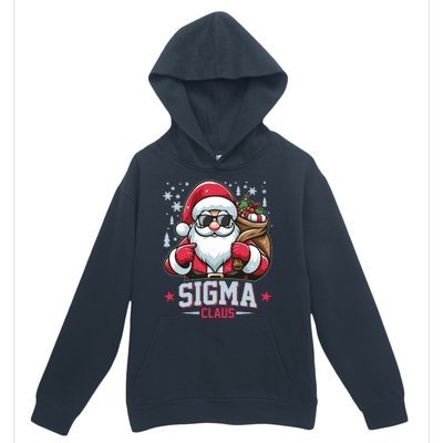 Funny Christmas Sigma Claus Cool Santa Rizz Rizzler Meme Urban Pullover Hoodie