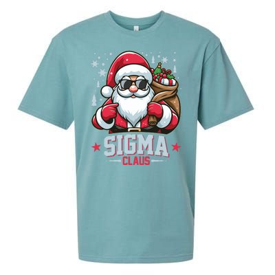 Funny Christmas Sigma Claus Cool Santa Rizz Rizzler Meme Sueded Cloud Jersey T-Shirt