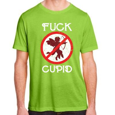 Fuck Cupid Singles Awareness Day Gift Adult ChromaSoft Performance T-Shirt