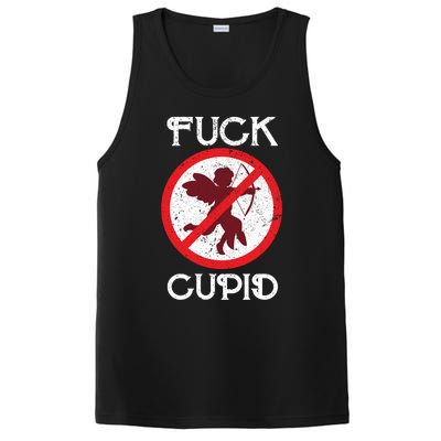 Fuck Cupid Singles Awareness Day Gift PosiCharge Competitor Tank