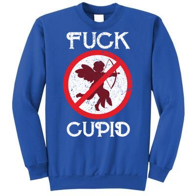 Fuck Cupid Singles Awareness Day Gift Sweatshirt