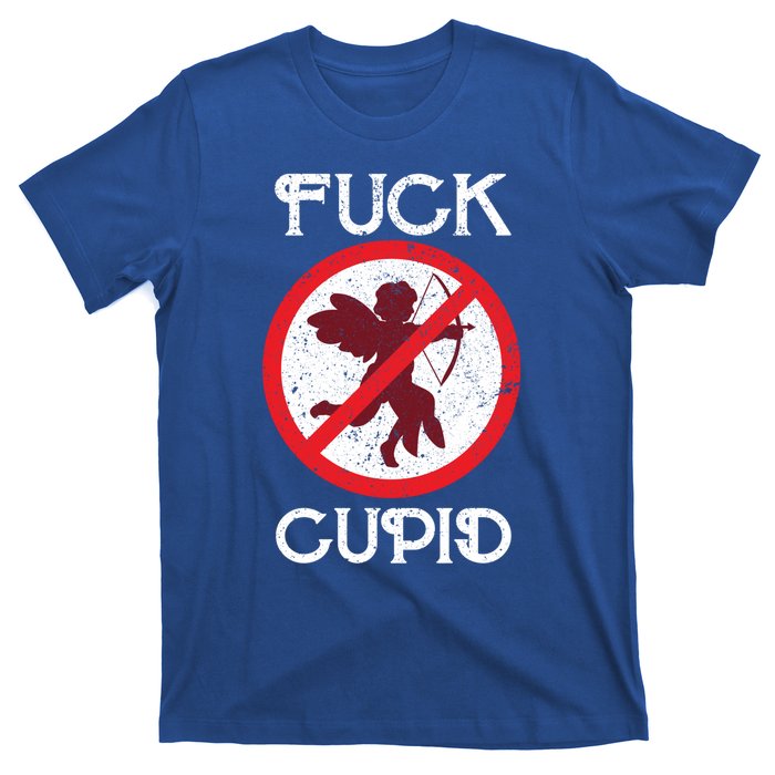 Fuck Cupid Singles Awareness Day Gift T-Shirt