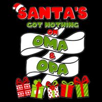 Funny Christmas Santas Got Nothing On Oma And Opa City Backpack