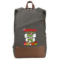 Funny Christmas Santas Got Nothing On Oma And Opa Cotton Canvas Backpack
