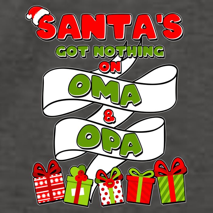 Funny Christmas Santas Got Nothing On Oma And Opa Vector Backpack