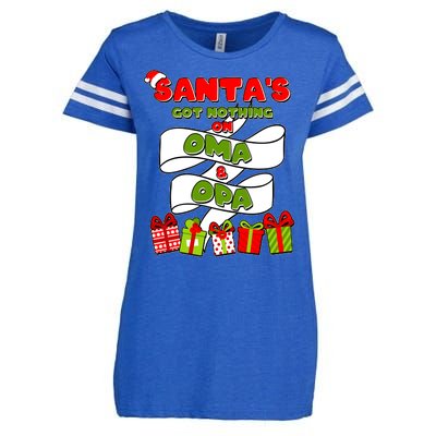 Funny Christmas Santas Got Nothing On Oma And Opa Enza Ladies Jersey Football T-Shirt