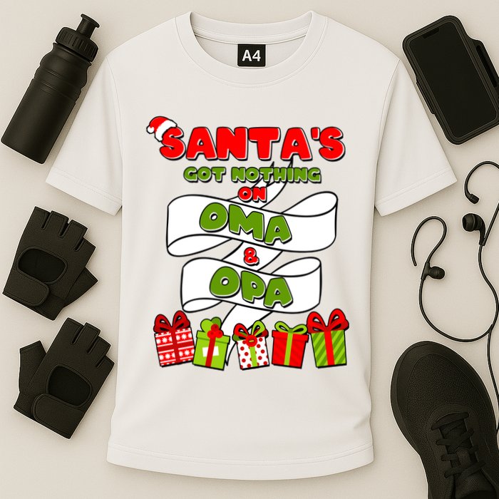 Funny Christmas Santas Got Nothing On Oma And Opa Cooling Performance Crew T-Shirt