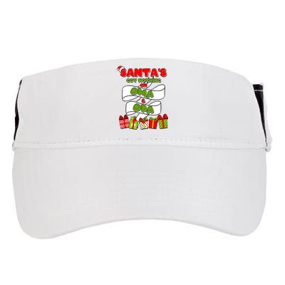 Funny Christmas Santas Got Nothing On Oma And Opa Adult Drive Performance Visor