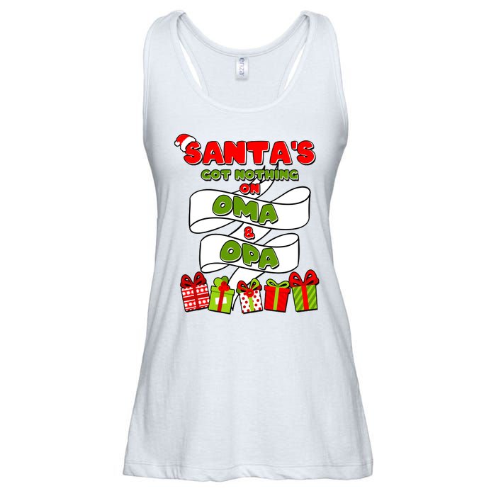 Funny Christmas Santas Got Nothing On Oma And Opa Ladies Essential Flowy Tank