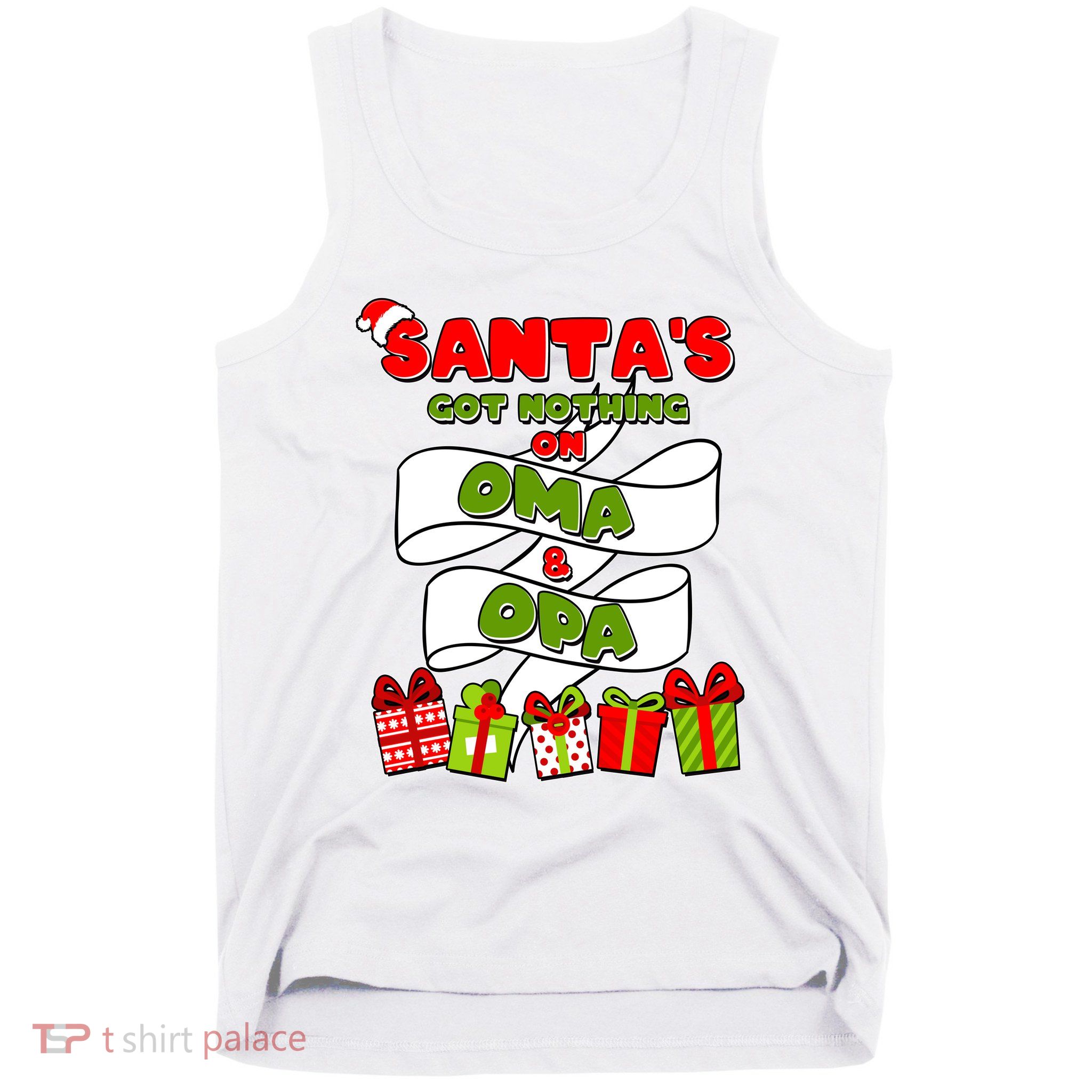 Funny Christmas Santas Got Nothing On Oma And Opa Tank Top