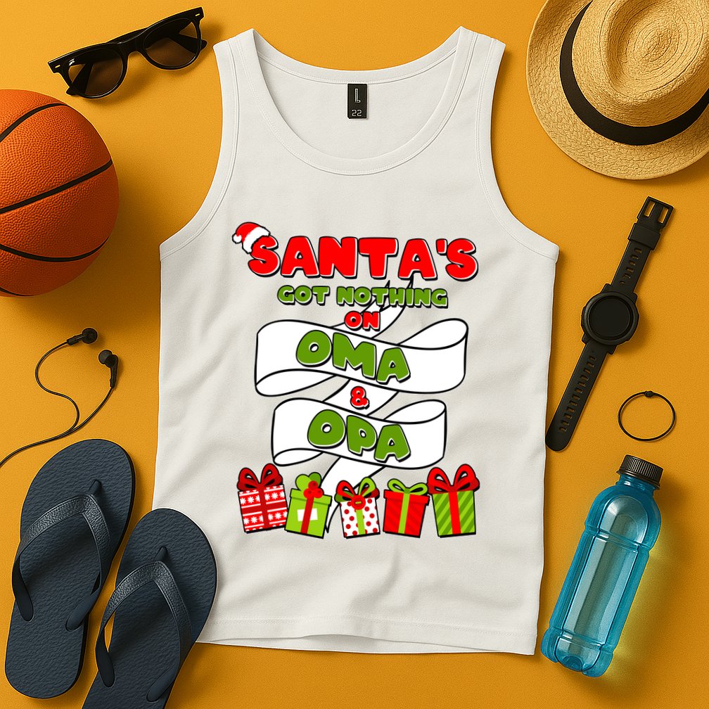 Funny Christmas Santas Got Nothing On Oma And Opa Tank Top