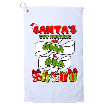 Funny Christmas Santas Got Nothing On Oma And Opa Golf Towel
