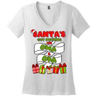 Funny Christmas Santas Got Nothing On Oma And Opa Women's V-Neck T-Shirt