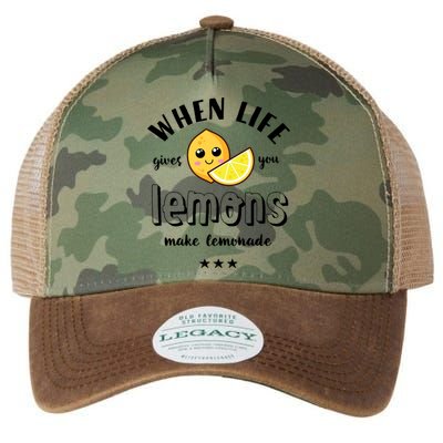 Funny Cool Summer When Life Gives You Lemons Make Lemonade Great Gift Legacy Tie Dye Trucker Hat