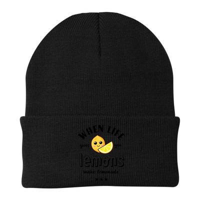 Funny Cool Summer When Life Gives You Lemons Make Lemonade Great Gift Beanie