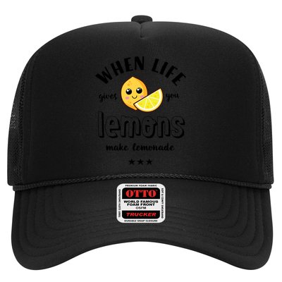 Funny Cool Summer When Life Gives You Lemons Make Lemonade Great Gift Trucker Hat