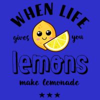 Funny Cool Summer When Life Gives You Lemons Make Lemonade Great Gift Short Acrylic Beanie