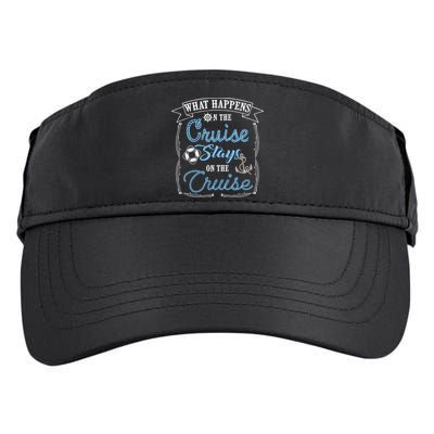 Funny Cruise Ship Vacation Gift What Happens Stays Gift Adult Drive Performance Visor