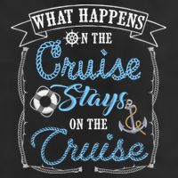 Funny Cruise Ship Vacation Gift What Happens Stays Gift Beanie