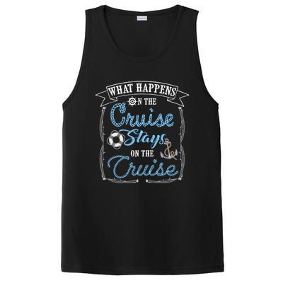 Funny Cruise Ship Vacation Gift What Happens Stays Gift PosiCharge Competitor Tank