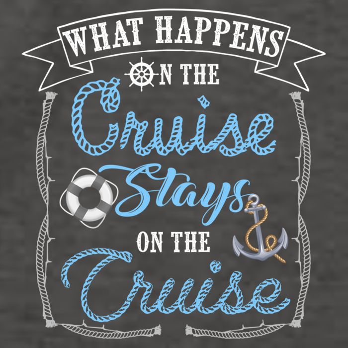 Funny Cruise Ship Vacation Gift What Happens Stays Gift Vector Backpack