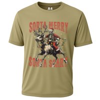 Funny Christmas Sorta Merry Sorta Scary Skeleton Xmas Tree Performance Shirt