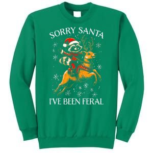 Funny Christmas Sorry Santa Reindeer Xmas Boy Girl Gift Sweatshirt