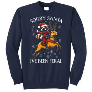 Funny Christmas Sorry Santa Reindeer Xmas Boy Girl Gift Tall Sweatshirt