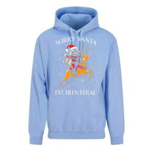 Funny Christmas Sorry Santa Reindeer Xmas Boy Girl Gift Unisex Surf Hoodie