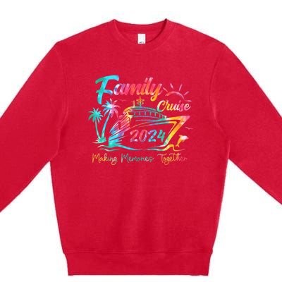 Family Cruise Shirt 2024 Vacation Making Memories Together Premium Crewneck Sweatshirt