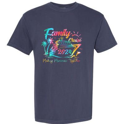 Family Cruise Shirt 2024 Vacation Making Memories Together Garment-Dyed Heavyweight T-Shirt