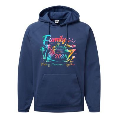 Family Cruise Shirt 2024 Vacation Making Memories Together Performance Fleece Hoodie