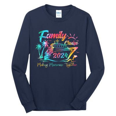 Family Cruise Shirt 2024 Vacation Making Memories Together Tall Long Sleeve T-Shirt