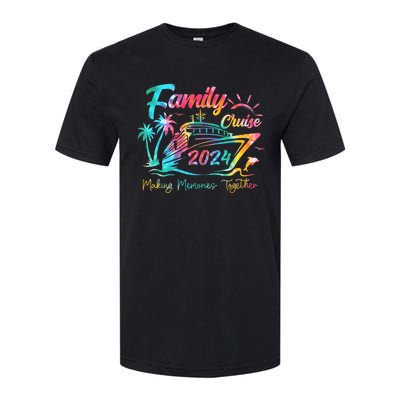 Family Cruise Shirt 2024 Vacation Making Memories Together Softstyle CVC T-Shirt